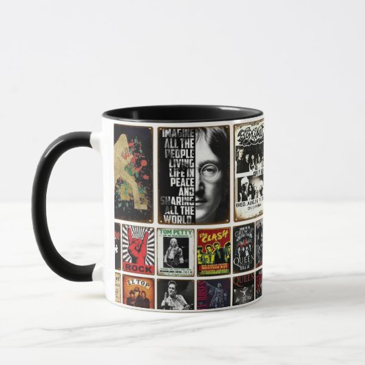 Klassische Rock and Roll Tasse, 11 oz Tasse (Links)