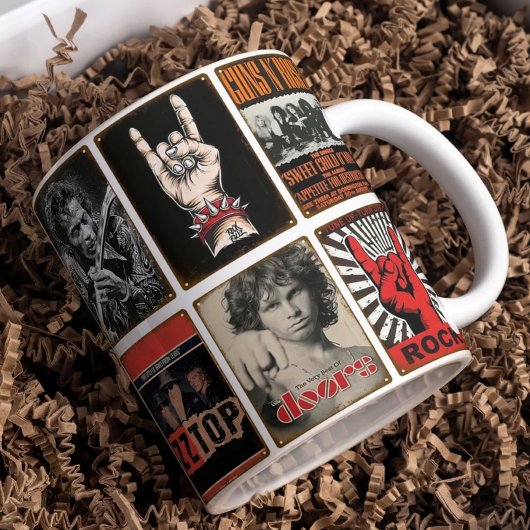 Klassische Rock and Roll Tasse, 11 oz Tasse