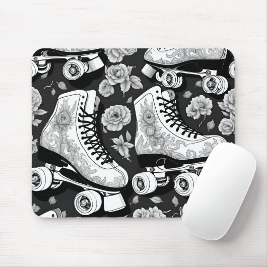 Klassische Roller Skate Art Mousepad (Mit Mouse)