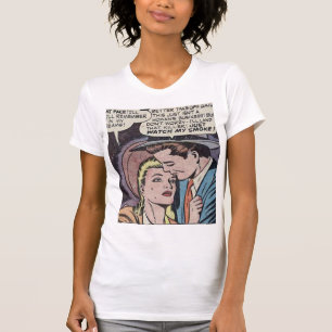Klassische romantische Comic aus den 1950er Jahren T-Shirt
