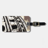 Klassische römische colosseum Bögen Gepäckanhänger (Vorderseite horizontal)