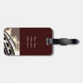 Klassische römische colosseum Bögen Gepäckanhänger (Rückseite horizontal)