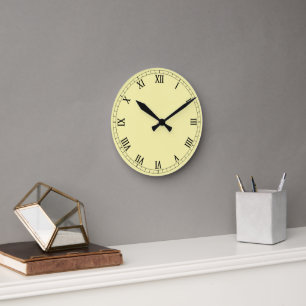 Klassische römische Ziffern Runde Wanduhr