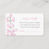 Klassische Rosa Bläserspülung mit Duschbrause Begleitkarte (Vorderseite)