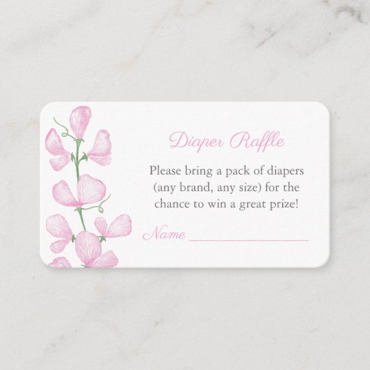 Klassische Rosa Bläserspülung mit Duschbrause Begleitkarte (Vorderseite)