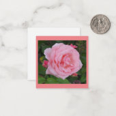 Klassische Rosa-Flachbildschirm Mitteilungskarte (Vorderseite/Rückseite Beispiel)