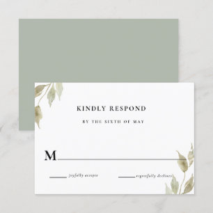 Klassische rosa florale Hochzeits-RSVP-Antwort Einladung