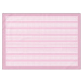 Klassische Rosa Karierte Tablettenspuleneinstellun Tischdecke (Vorderseite (Horizontal))