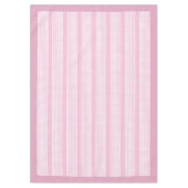 Klassische Rosa Karierte Tablettenspuleneinstellun Tischdecke (Vorderseite)