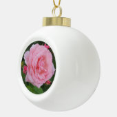 Klassische Rosa Keramik Kugel-Ornament (Rechts)