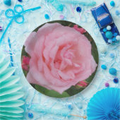Klassische Rosa Pappteller (Party)
