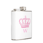 Klassische rosa Prinzessin Crown Flachmann (Rechts)