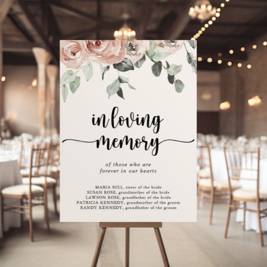 Klassische rosa Rosa Rose im Zeichen des liebenden Poster