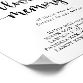 Klassische rosa Rosa Rose im Zeichen des liebenden Poster (Ecke)