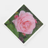 Klassische Rosa Serviette (Ecke)
