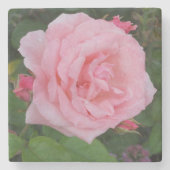 Klassische Rosa Steinuntersetzer (Vorderseite)