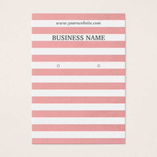 Klassische rosa Streifen für Werbekarten (Vorderseite)
