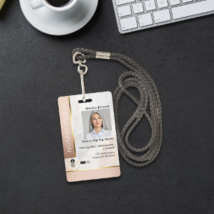 Klassische Rosa- und Goldmarmor, kundenspezifische Ausweis