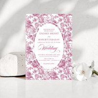 Klassische rosafarbene Rosen-Toile-Floral-Hochzeit