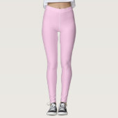 Klassische Rose Solid Color Leggings (Vorderseite)