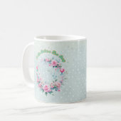 Klassische Rose Tasse, 11 oz FDA konform Kaffeetasse (Vorderseite Links)