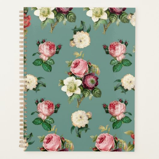 Klassische Rose und Jade Planer (Vorderseite)