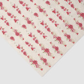 klassische Rot-Creme, elegante Weihnachtsfeiertage Seidenpapier (Ausschnitt)