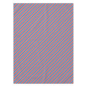 Klassische Rot-Weiße Streifen 4. Juli Tablette Tischdecke (Vorderseite)