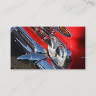 Klassische rote Auto-Visitenkarten Visitenkarte