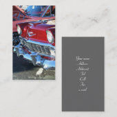 Klassische rote Auto-Visitenkarten Visitenkarte (Vorne/Hinten)