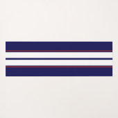 Klassische rote, weiße und blaue Streifen Yogamatte (Rückseite (Horizontal))
