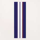 Klassische rote, weiße und blaue Streifen Yogamatte (Vorderseite)