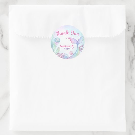 Klassische Round Sticker Geburtstagsparty. (Tasche)