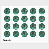 Klassische Round Stickers (Blatt)