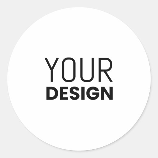 Klassische Round Stickers (Vorderseite)
