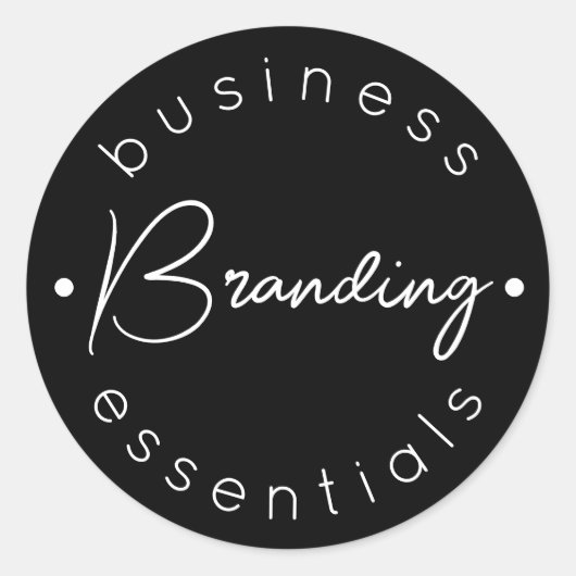 Klassische Round Stickers (Vorderseite)