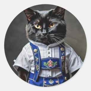 Klassische Round Stickers