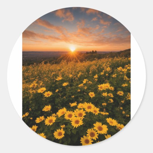 Klassische Round Stickers (Vorderseite)