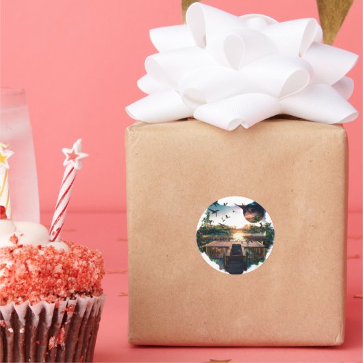 Klassische Round Stickers (Party)