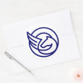 Klassische Round Stickers (Umschlag)