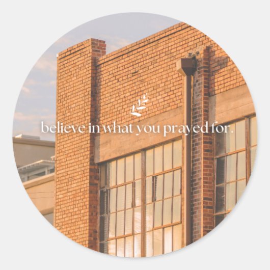 Klassische Round Stickers (Vorderseite)