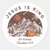 Klassische Round Stickers (Vorderseite)