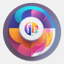 Klassische Round Stickers