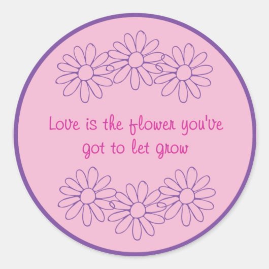 Klassische Round Stickers (Vorderseite)