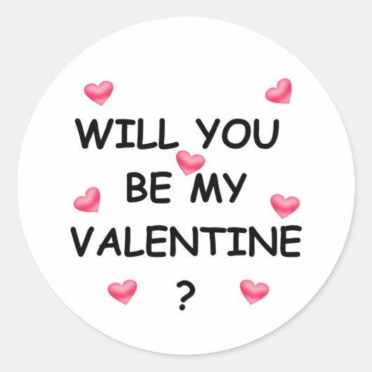 Klassische Round Stickers (Vorderseite)