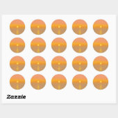 Klassische Round Stickers (Blatt)