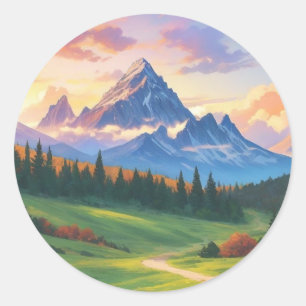 Klassische Round Stickers