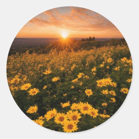 Klassische Round Stickers (Vorderseite)