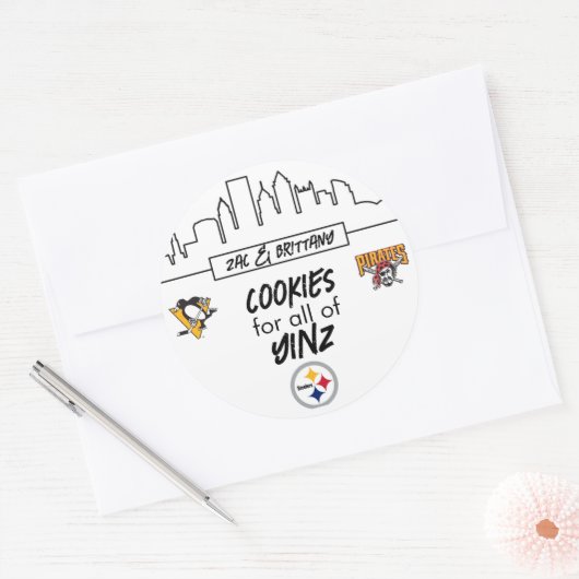 Klassische Round Stickers (Umschlag)