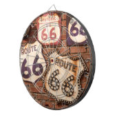 Klassische Route 66 Dartscheibe (Vorderseite rechts)